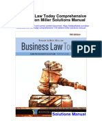 Instant download Business Law Today Comprehensive 11th Edition Miller Solutions Manual pdf full chapter