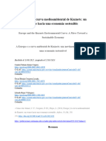 Europa y La Curva Medioambiental de Kuznets