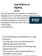 Mga Kasabihang Pilipino at Salawikaing Tagalog