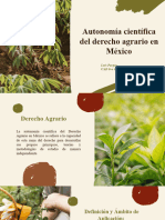 Autonomía Científica Del Derecho Agrario en México. - Luis Pargas