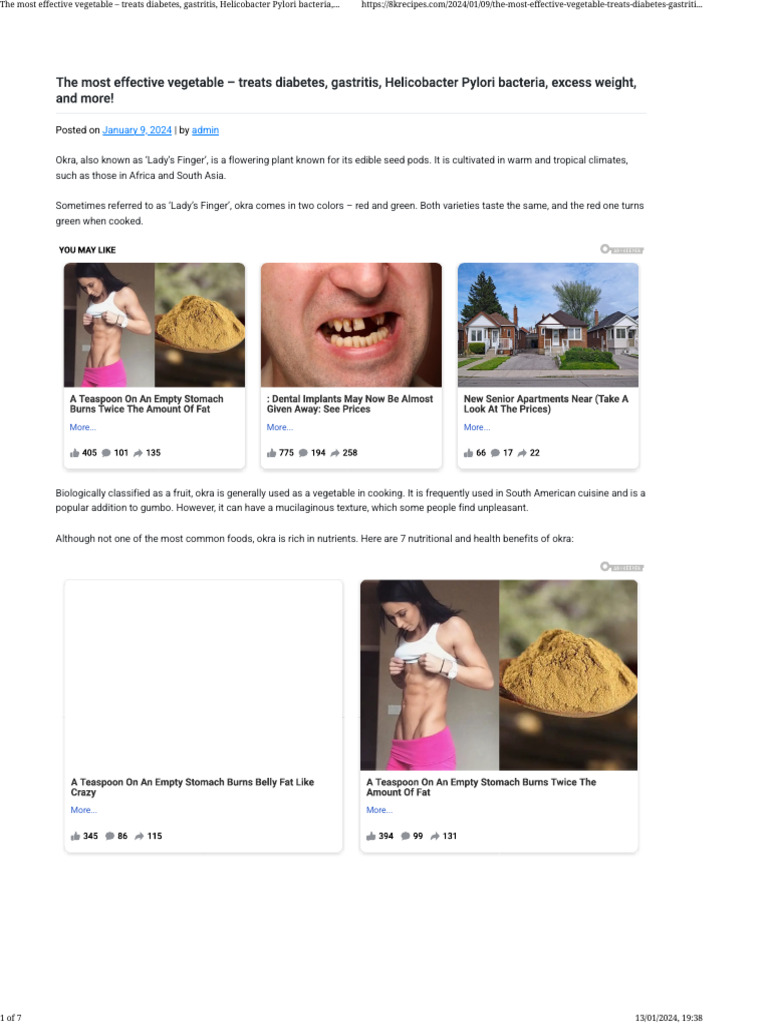 The Most Effective Vegetable Treats Diabetes Gastritis Helicobacter