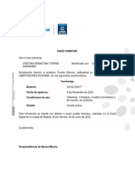 Certificación Bancaria-Cuentamiga - CRISTIAN SEBASTIAN TORRES AVENDA - O - 5577