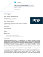 Programa Literatura de Lengua Francesa 2023 - Profesorado Universitario en Letras