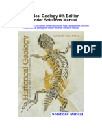 Instant Download Historical Geology 8th Edition Wicander Solutions Manual PDF Full Chapter