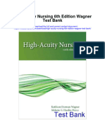 Instant Download High Acuity Nursing 6th Edition Wagner Test Bank PDF Full Chapter