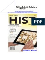 Instant Download Hist 3rd Edition Schultz Solutions Manual PDF Full Chapter