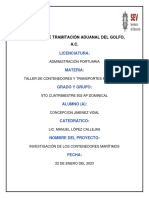 Actividad 1. Investigacion de Los Contenedores Maritimos