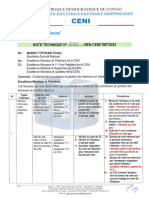 Note Circulaire No 040 Sur Les Condensé Des Procédures de Gestion, 12.12.2023