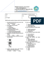 Soal Pendidikan Pancasila