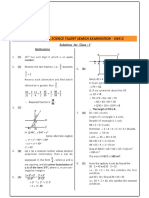 NSTSE Class 7 Solutions 2015