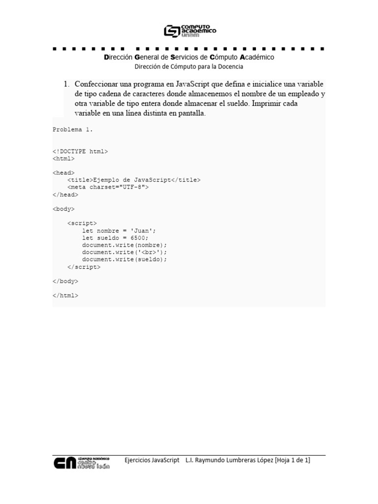 03 ejercicios javascript pdf