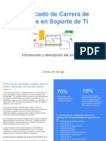 Certificado de Carrera de Google en Soporte de TI: Introducción y Descripción Del Programa
