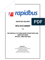 RFQ Documents-The Disposal of China Buses Spare Parts and Defective Parts (q88-Gpd2023)