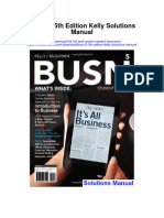 Instant Download Busn 5 5th Edition Kelly Solutions Manual PDF Full Chapter