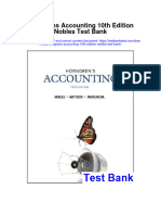 Instant Download Horngrens Accounting 10th Edition Nobles Test Bank PDF Full Chapter