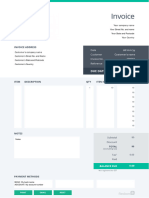 Free Invoice Template by Reckon