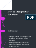 Test de Inteligencias Multiples