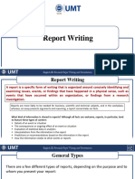 Report Writing 1