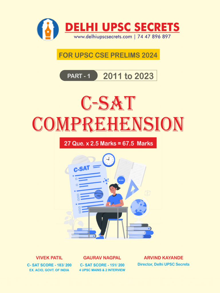 C-SAT Comprehension PYQ's | PDF | Climate Change | Agriculture
