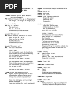 Yellow Team Yell and Cheer Script | PDF