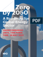 Net Zero by 2050 - A Roadmap For The Global Energy Sector - Under Embarg...