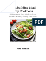 Bodybuilding Meal Prep Cookbook 1