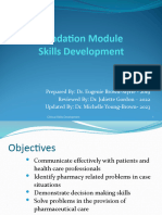 Skills Development - Foundation Module - October 2023