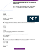 JEE Main Physics Previous Year Questions With Solutions on Current Electricity