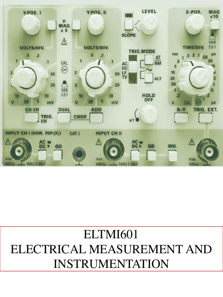 Eltmi601 apply electrical measurement and instrumentation pdf