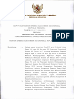 Kepmen ESDM No. 23.K73MEM2020 Tentag Pembentukan Organisasi Profesi Jabatan IK