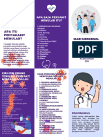 Purple & White Simple Mental Health Brochure