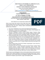 Ucapan Terima Kasih Rektor Isi Denpasar Atas Pelaksanaan Seluruh Program-Kegiatan Dan Capaian Tahun 2023