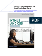 Instant download Html5 and Css Comprehensive 7th Edition Woods Test Bank pdf full chapter