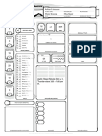 Character Sheet - Form Fillable