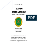 Badrai Kamil - Kliping Batik Khas Riau