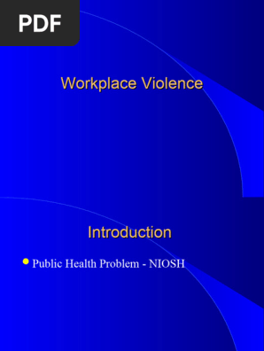 Workplace Violence
