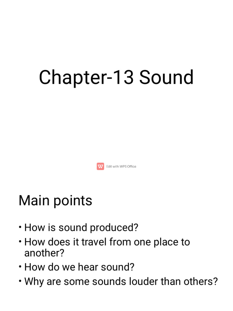Understanding Sound: Production and Hearing | PDF | Frequency | Hertz
