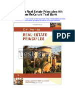 Instant Download California Real Estate Principles 9th Edition Mckenzie Test Bank PDF Full Chapter