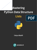 Mastering Python Data Structure (Lists)