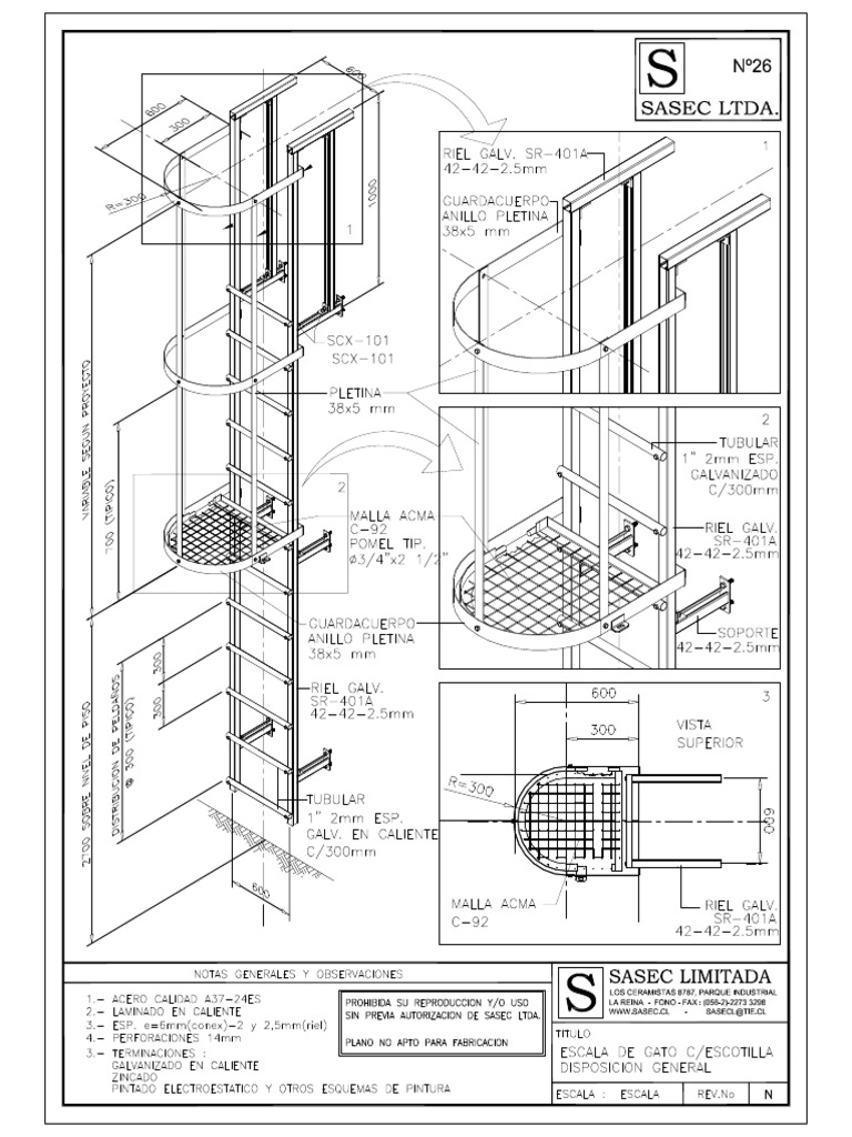 Sasec Ltda - Gatera Exterior | PDF