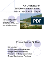 Bridge Construction and Maintenance Practices in Nepal - Tulasi Sitaula