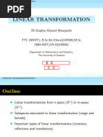 Lecture 2 (B) - Linear - Transformation