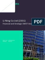 Li Ning Co LTD (2331)