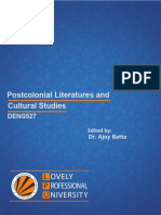 Deng527 Postcolonial Literatures and Cultural Studies