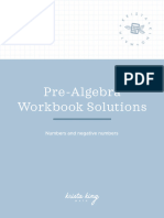 Workbook Numbers+and+negative+numbers Solutions