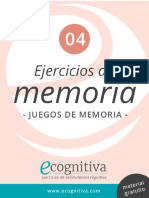 04 Juegos de Memoria Ecognitiva