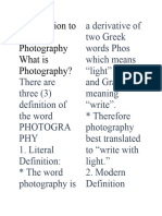 Photography Reviewer