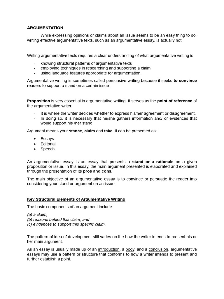Argumentative text lecture pdf essays adverb