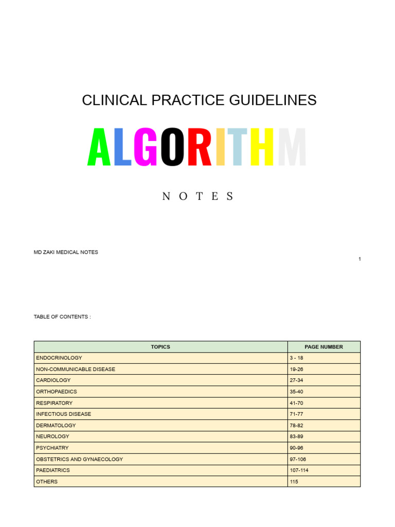 Cpg Algorithm Notes | PDF
