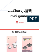 Le Wagon WeChat Mini Games 101